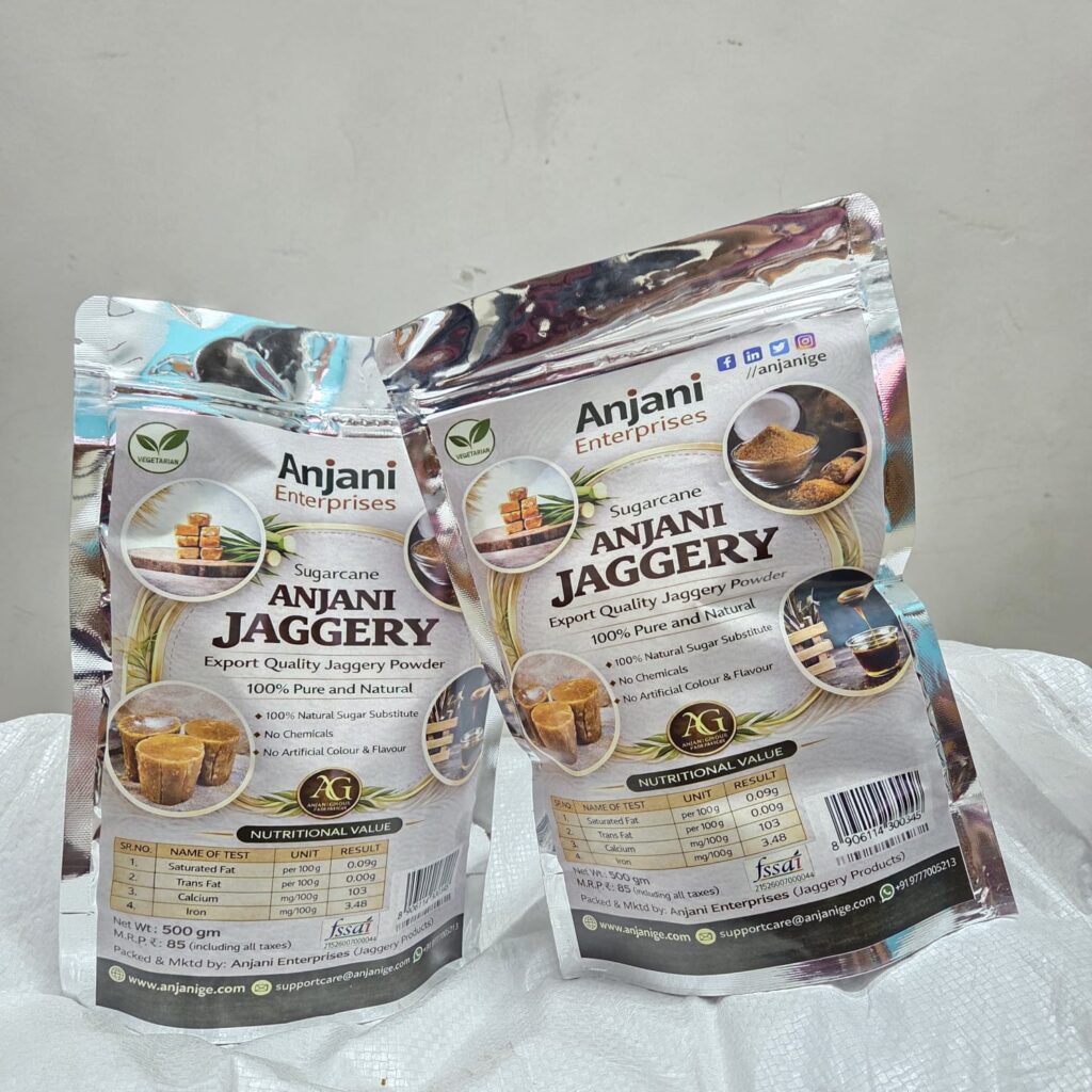 jaggary powder packate